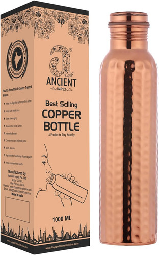 Pure copper hammered - pure, water