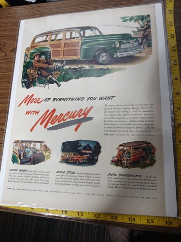 Large 1940s mercury - , woodie