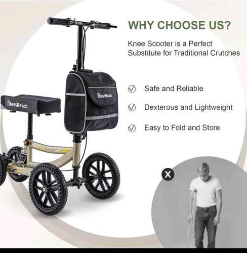 Blessreach knee walker - blessreach,
