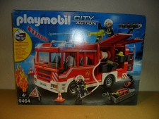 PLAYMOBIL FIRE ENGINE 9464 COMPLETE + BOXED (Lights+Sounds, Accessories,Truck)