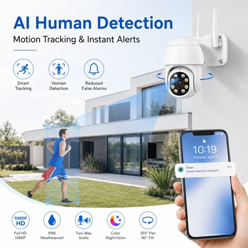 1080p outdoor ptz wifi - 1080p,
