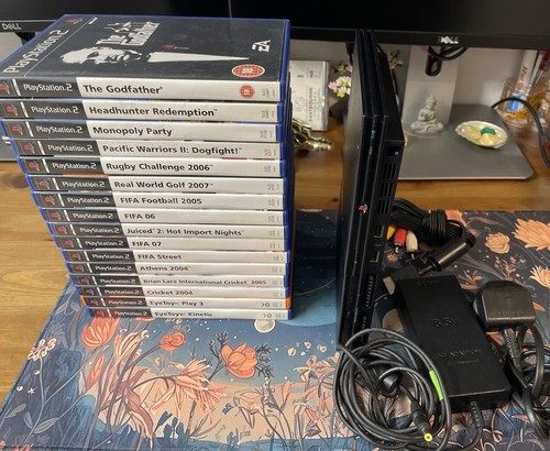 Ps2 slim console black - slim,