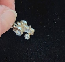 Vintage Tractor Charm 925