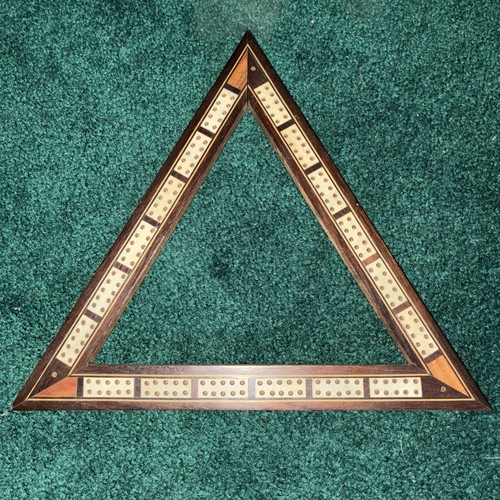 Antique wooden cribbage - antique,