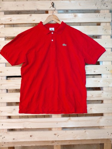 Lacoste red polo shirt mens - polo,