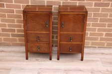 Pair of Art Deco Vintage Bedside Tables