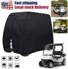 Heavy Duty Waterproof Golf Cart Cover Case 4 Passenger For Club Car EZ Go Yamaha
