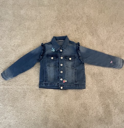 Girls blue denim jacket age - blue, 8