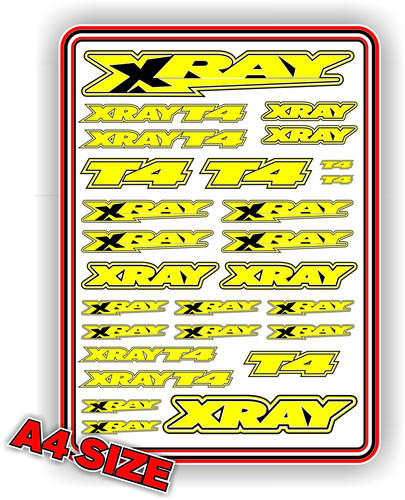 Xray sticker sheet 10 rc - xray,