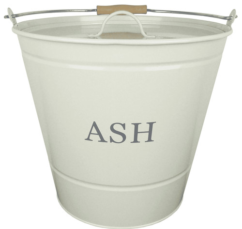 Ash bucket with - ash, lid