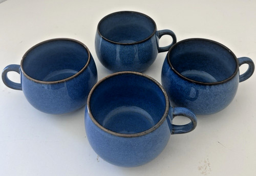 Vintage langley stoneware blue - vintage,