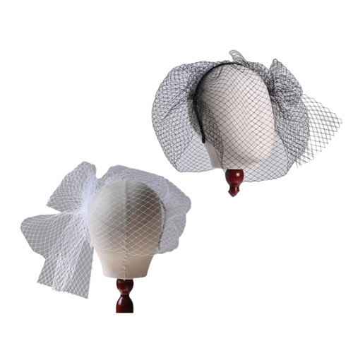Wedding birdcage veil headband - birdcage,