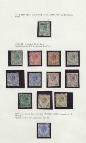 Gibraltar 1918 sg86 109 - gibraltar, sg86-109