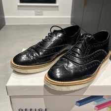 Office Black Lacewing Brogues
