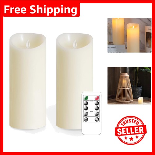 Real wax ivory candles 10x25cm - wax,