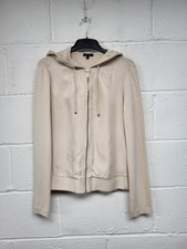 Massimo Dutti Cream Zip Up