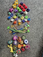 Beyblades Takara Hasbro from 90s And 2000s Metal Plastic Mixed Lot Launchers Etc