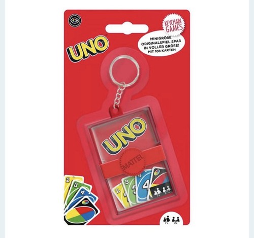 Uno keyring card - keyring, game