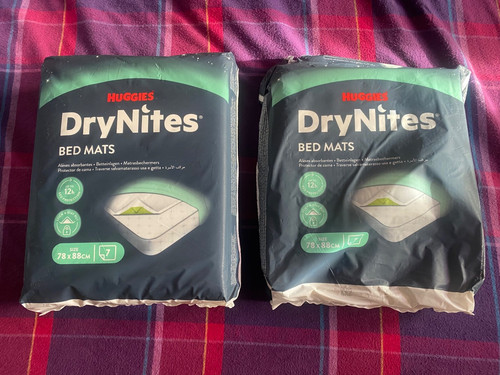 Packs drynites bed pads - x,