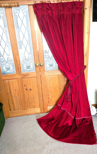 Heavy vintage velvet curtain - heavy,