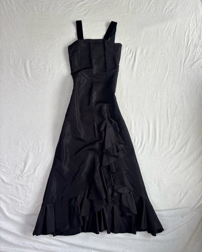 Vintage handmade ruffle - vintage, maxi