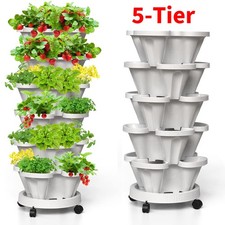5-Tier Stackable Planters