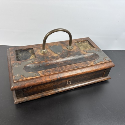 Pen caddy antique oak - caddy,