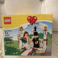 LEGO 40197 Wedding Cake Topper / Favour - Bride & Groom - NEW Retired 2018 