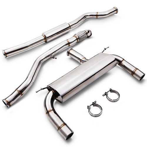 Stainless cat back exhaust - stainless,