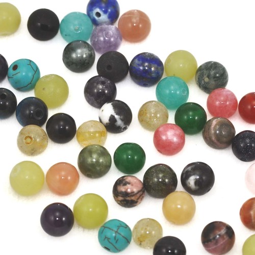 Natural gemstone beads - gemstone, 60
