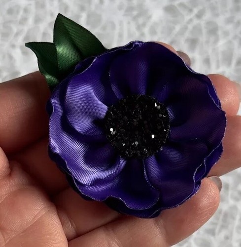 Handmade 5cm poppy - , hair