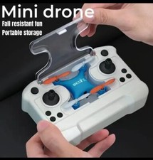 Best Mini Drone Remote Control Toy UAV Easy-Control, All Battery Included, Blue