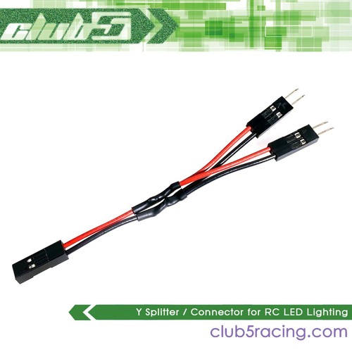 Splitter connector for rc - y,