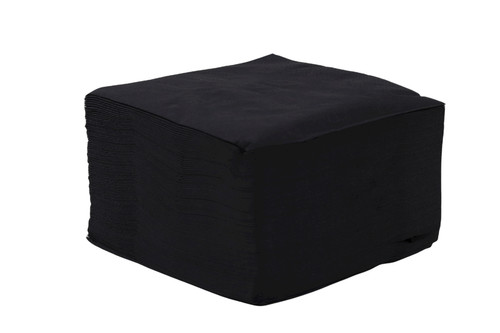 Napkins 2ply 33cm black - 2ply,