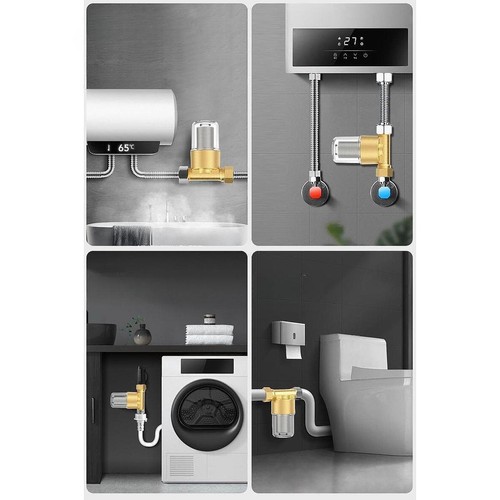 Brass inline water - inline, pre