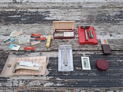Vintage joblot razors gillette - joblot,