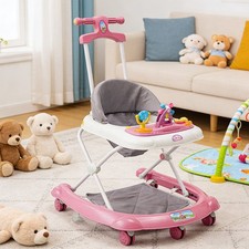 Pink Baby Walker Bouncer First