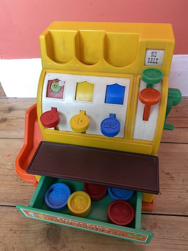 Vintage fisher price cash - vintage,