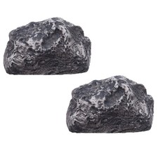 2PCS Resin Outdoor Rock Stone
