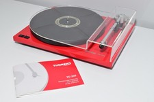 THORENS TD 203 TURNTABLE WITH TP 82 ARM & AT-VMN95E CARTRIDGE. BEAUTY.