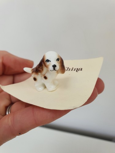 Vintage miniature bone - bone, china