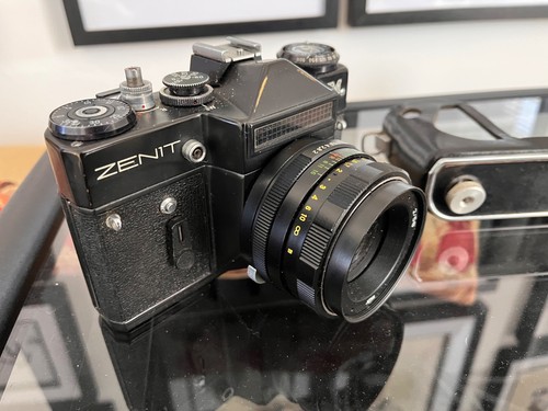 Vintage zenit ussr slr film - ussr,