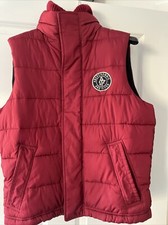 Abercrombie & Fitch Adult Maroon Gilet Body Warmer Size Small
