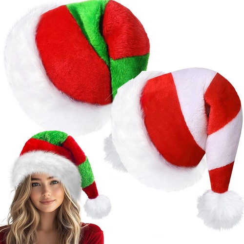 Plush christmas hat for adult - hat,
