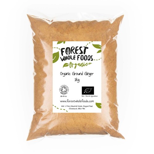 Organic ground ginger - ground,