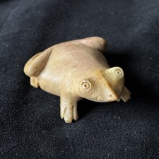 Stone Crystal Frog Animal Ornament Figurine