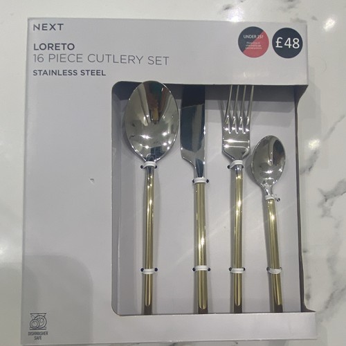 Next loreto 16pc stainless - next,