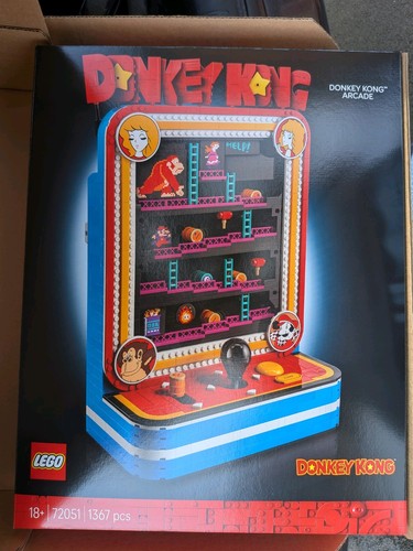 Lego donkey kong arcade - donkey,