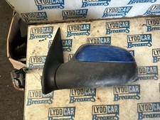 CITROEN SAXO 2001 PASSENGER SIDE ELECTRIC WING MIRROR BLUE E2015003