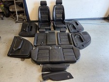 Audi A4 B6 Avant Estate Black Leather Seats Electric & Memory Complete